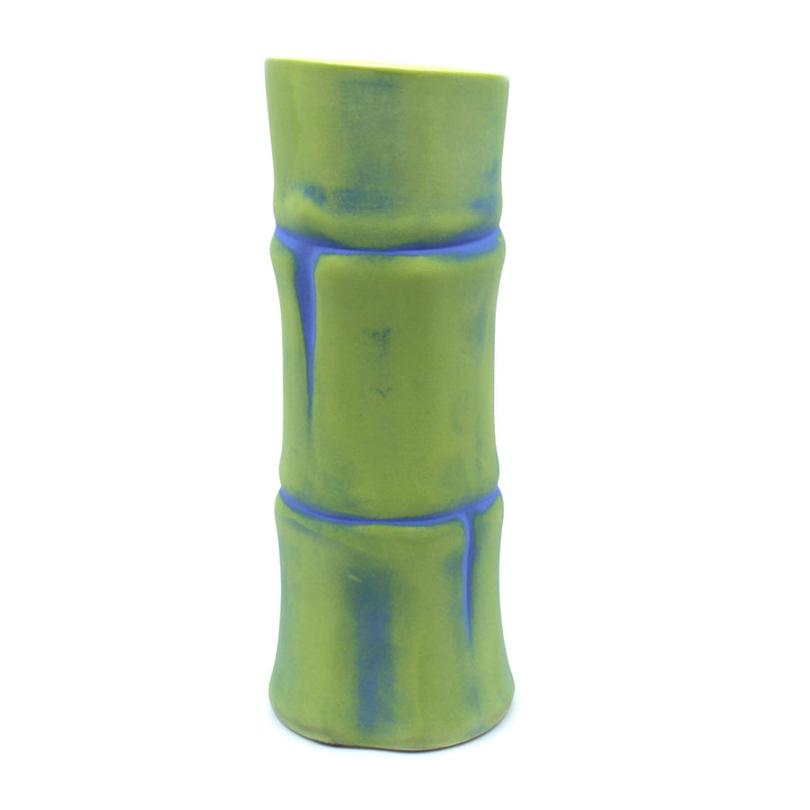 Bamboo Mug - Retro Green with Blue Wash