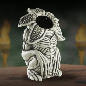 Stranger Things Demogorgon Tiki Mug in Boneyard Gray