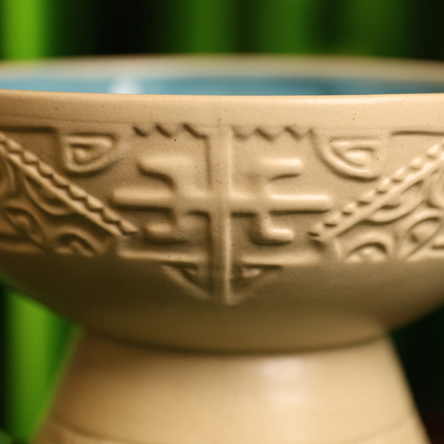'Eka'eka Marquesan Bowl - Mocha Cream