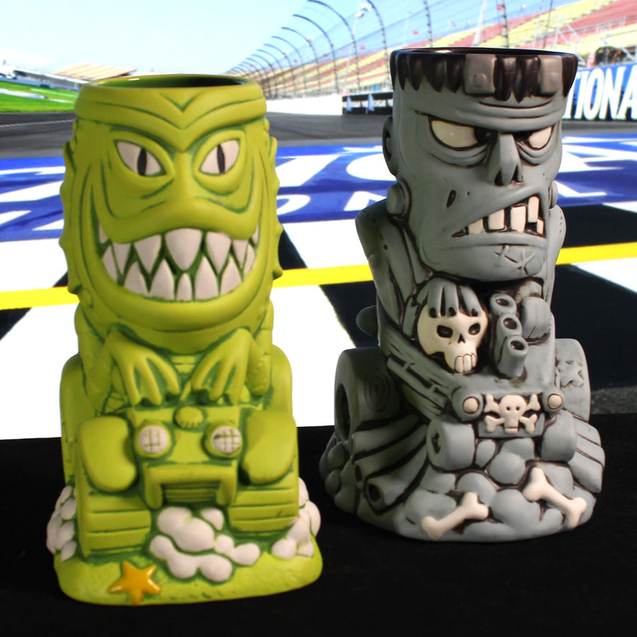 Gill Gasser & Ghoul Gasser Tiki Mug Set