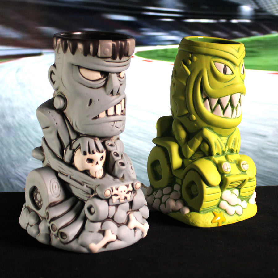 Gill Gasser & Ghoul Gasser Tiki Mug Set