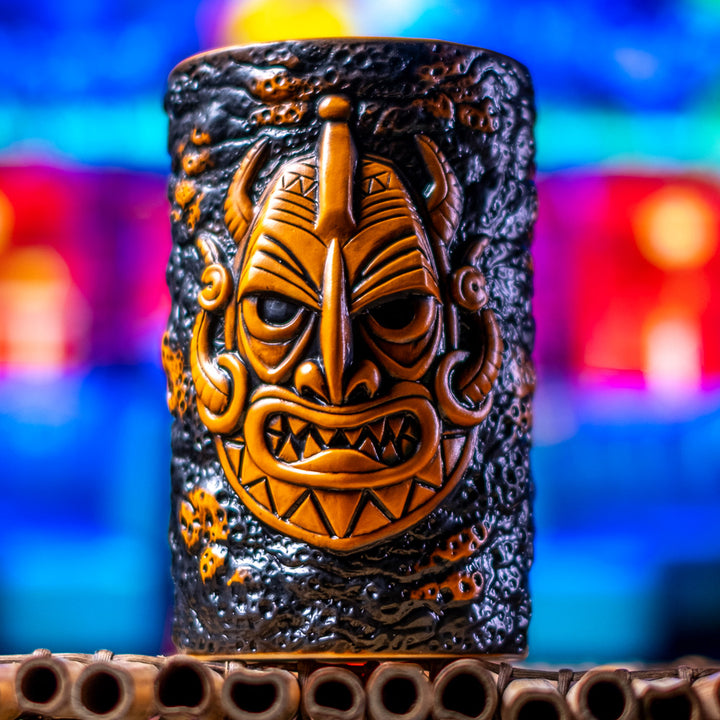 LuWoW Mask Tiki Mug