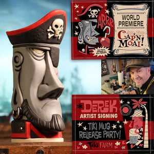 Derek Yaniger's Cap'n Moai World-Premiere - Mug Signing Party @ Tiki Farm