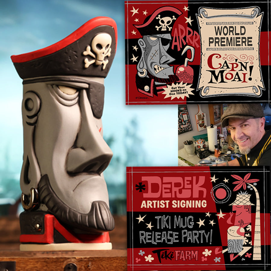 Derek Yaniger's Cap'n Moai World-Premiere - Mug Signing Party @ Tiki Farm